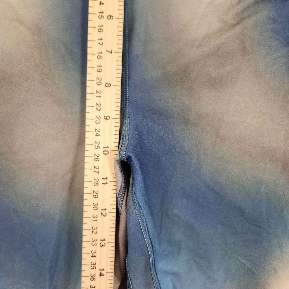 CALIA Inspire Collection Leggings Womens Large High Rise 7/8 Tye Dye Blue New - Picture 4 of 9